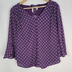 Stitch Fix 41 Hawthorn Purple Top Size Large